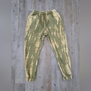 Wild Fable Green Tie-Dye Jogger Pants